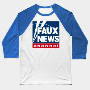 Fox News is Faux News Baseball T-Shirt